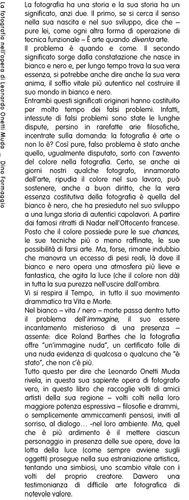 introduzione al libro di Leonardo Onetti Muda "Trenta" dal titolo "La fotografia nell’opera di Leonardo Onetti Muda" di Dino Formaggio 